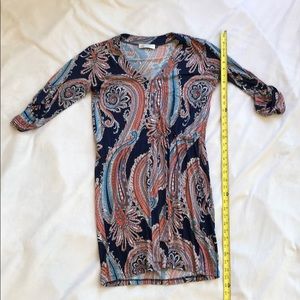 veronica m paisley dress. Like new!